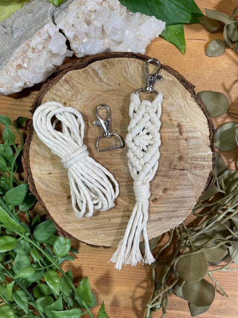 DIY Craft Kit: Macrame Keychain