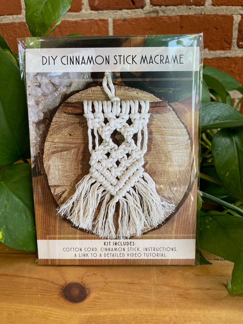 DIY Craft Kit: Cinnamon Stick Macrame