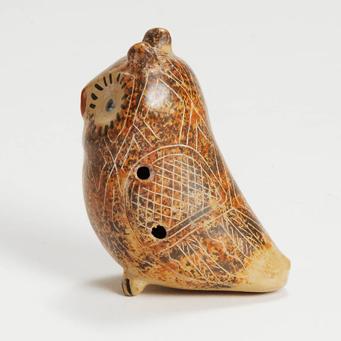 Folk Art Owl Ocarina