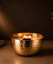 Candle: Leather & Bergamot, 14 oz., Solid Brass, Soy