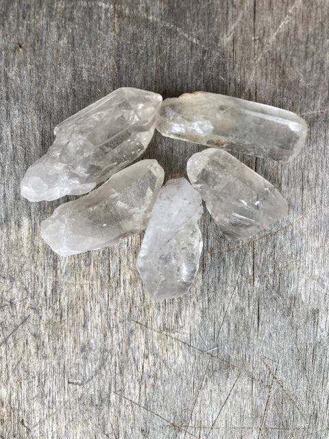 Clear Quartz: Raw Point - 1pc