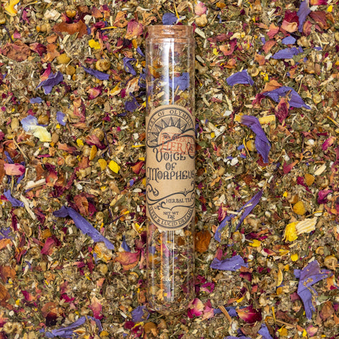 Tea: Blue Lotus, Mugwort & Chamomile for Sleep & Lucid Dreams