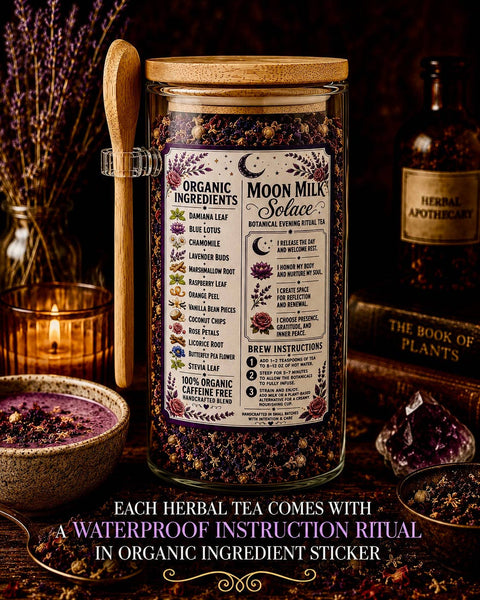 Tea: Moonmilk Solace, Blue Lotus & Damiana for Nighttime Euphoria