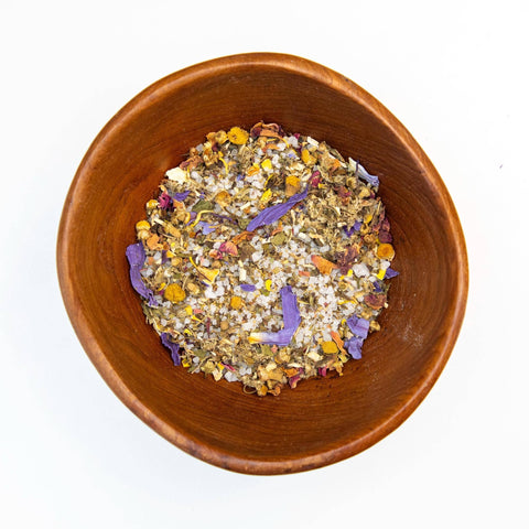 Bath Salts: Blue Lotus, Mugwort, & Chamomile Blend