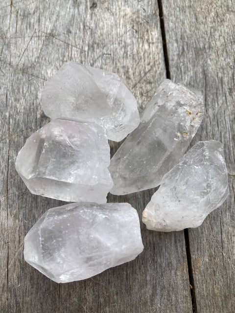 Clear Quartz: Raw Point - 1pc