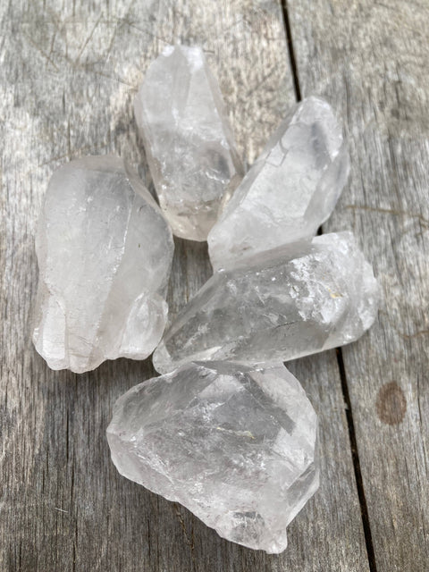 Clear Quartz: Raw Point - 1pc