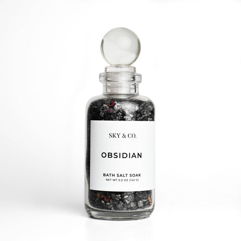 Obsidian Bath Salt Soak, 5oz