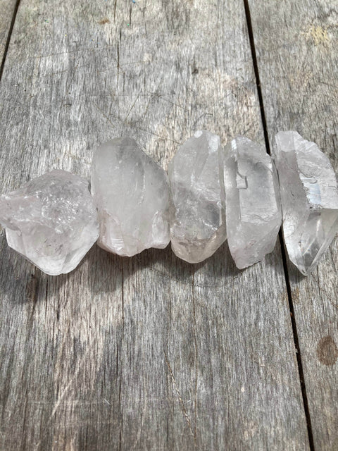 Clear Quartz: Raw Point - 1pc