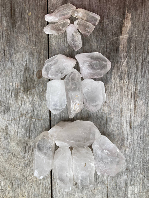 Clear Quartz: Raw Point - 1pc