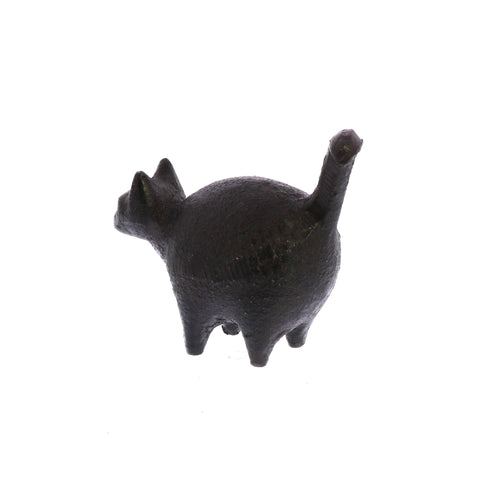 Botero Cat, Cast Iron