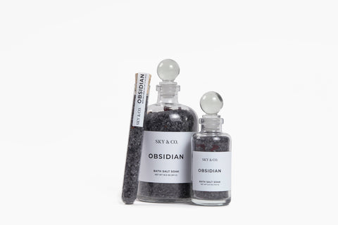 Obsidian Bath Salt Soak, 5oz